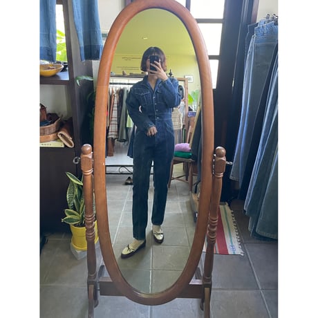 vintage denim jumpsuit