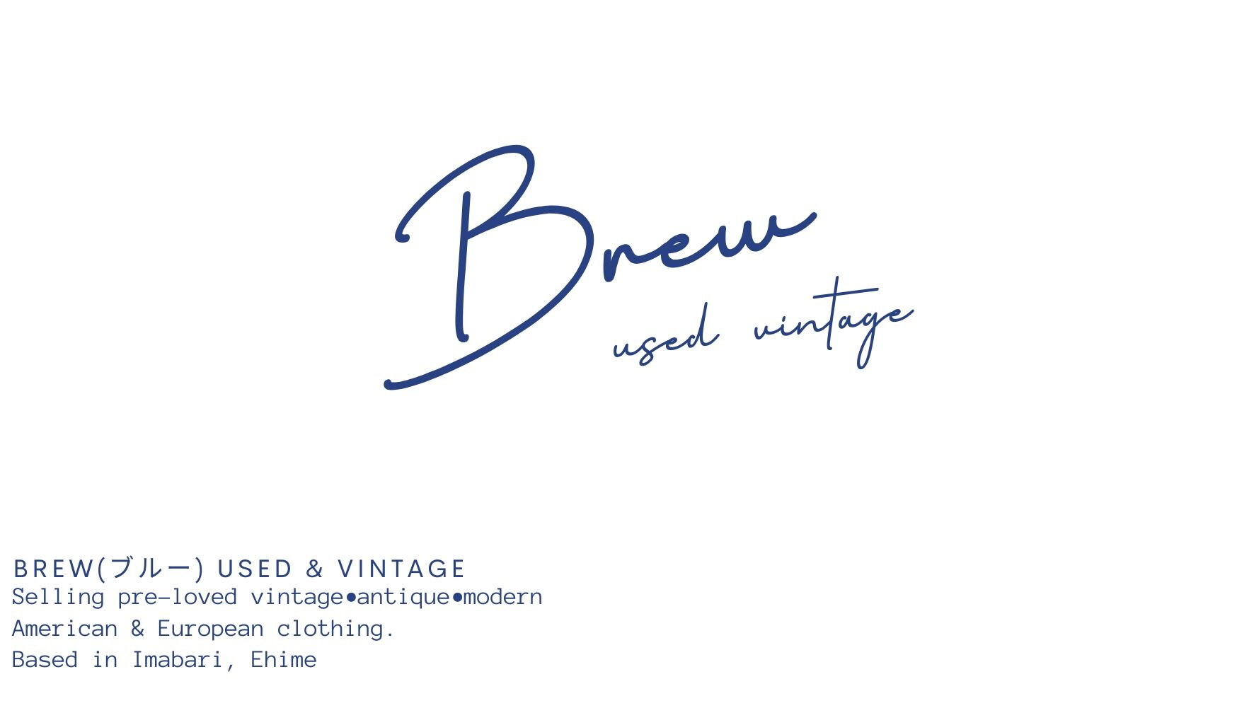 BREW used & vintage