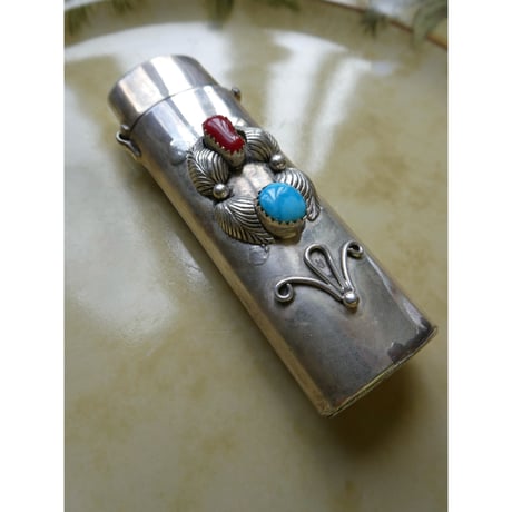 1970s Navajo native american lighter holder