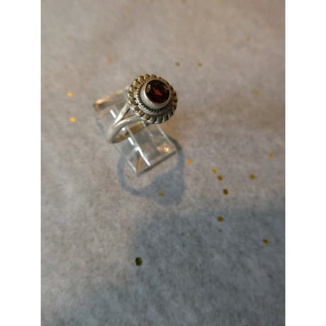 silver stone ring