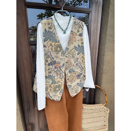 Old GAP floral vest