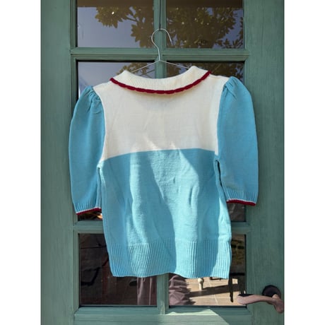half sleeve knit tops