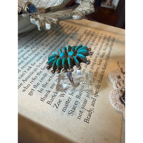 Native American turquoise Zuni ring