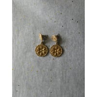vintage gold plated pierces