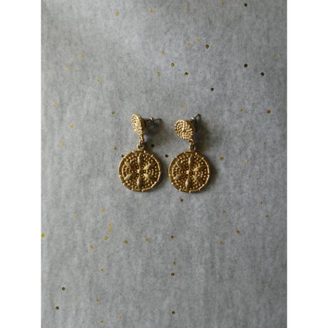 vintage gold plated pierces