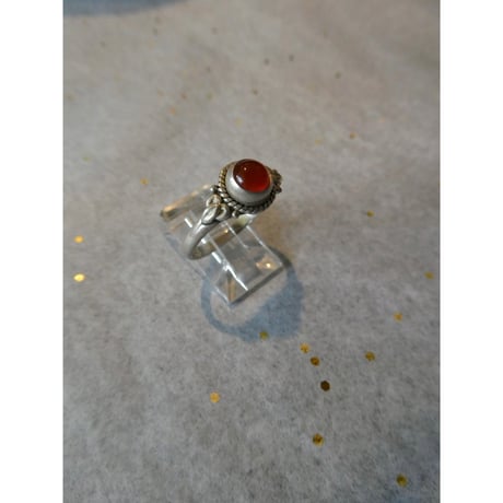silver stone ring