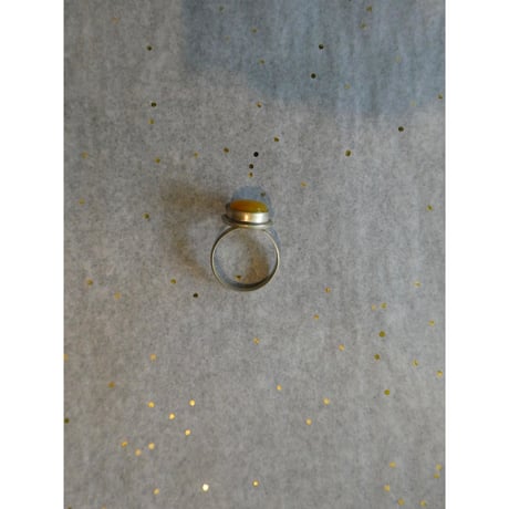 yellow stone ring