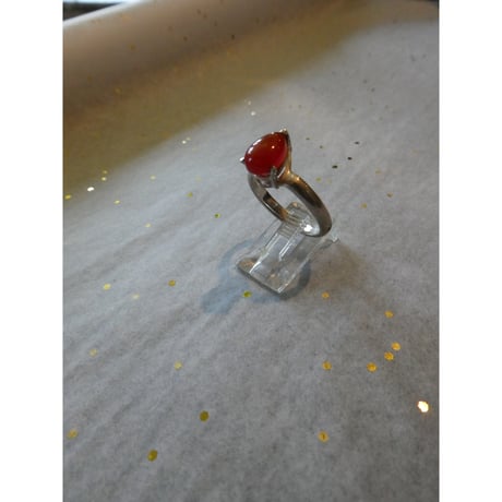 silver stone ring