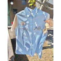 embroidery cotton vest