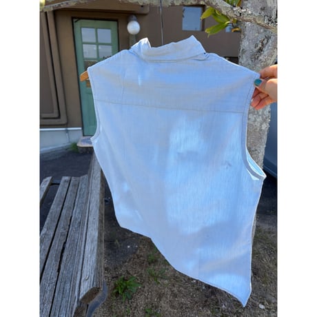 embroidery cotton vest