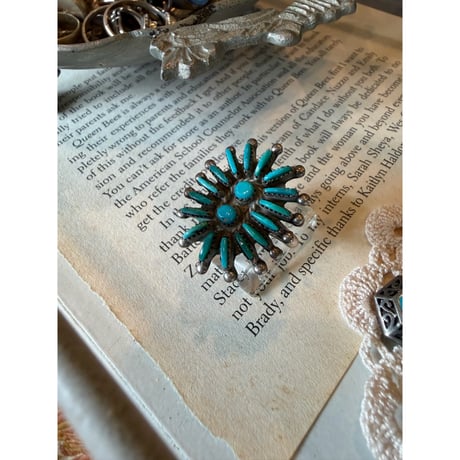 Native American turquoise Zuni ring