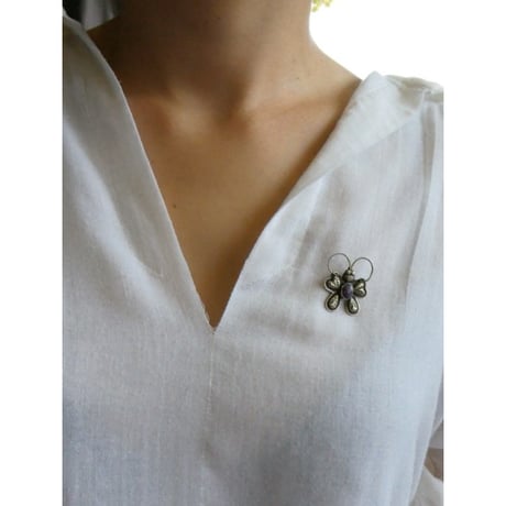 1940s "beauty" butterfly broach