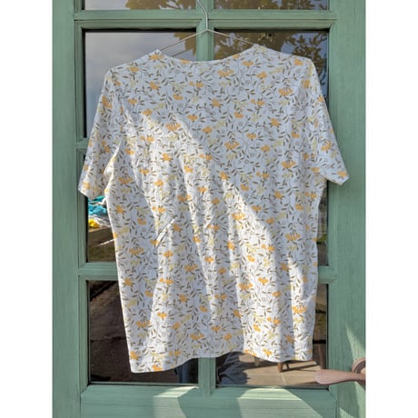 made in Italy floral design tops