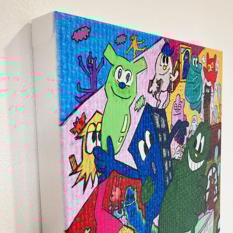 ビルとモーリー【12inch / canvas / 複製原画】
