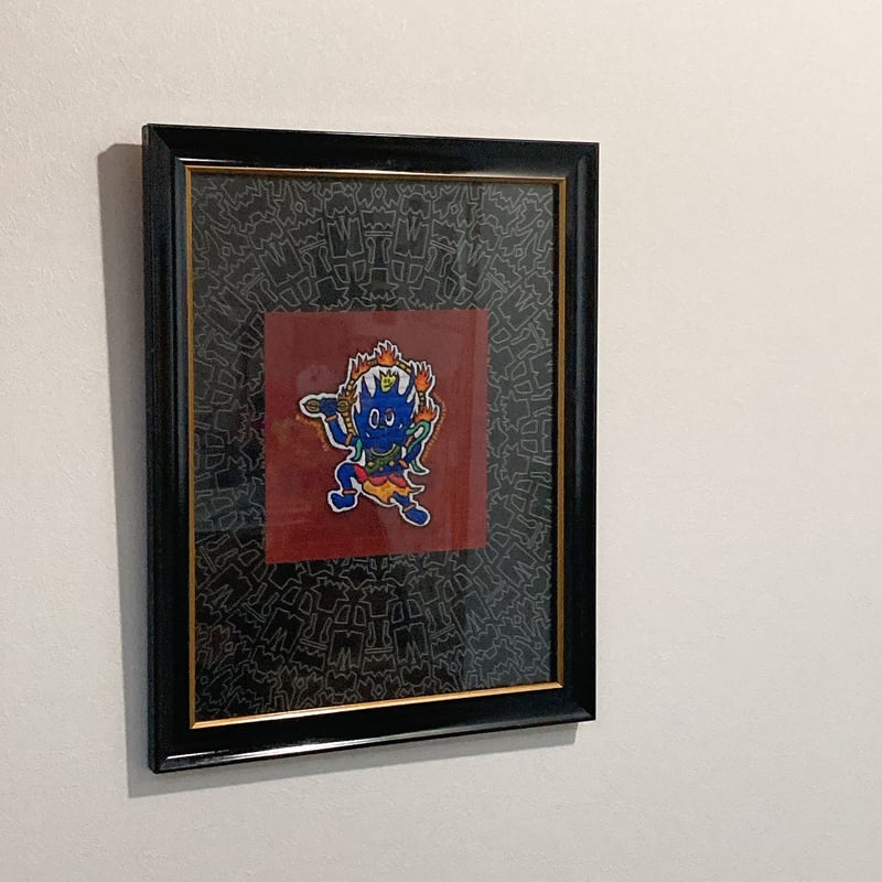 金剛蔵王大権現 金峯山寺 '糸を描くシリーズ' 】オリジナル額装一点物