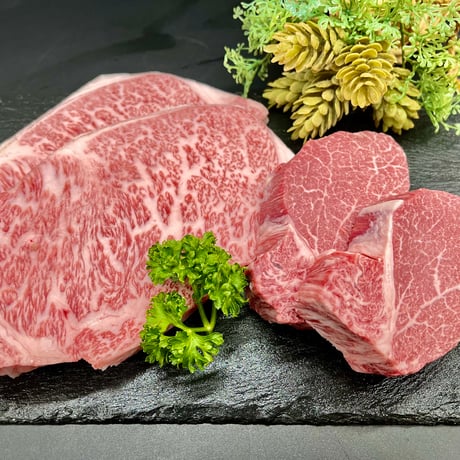 【2026夏ギフト・お中元】都城産宮崎牛シャトーブリアン・サーロイン贅沢食べ比べ【S08-005】