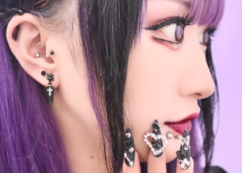 美品e.m.♡スパイダーピアス スパイダーピアス | Anmure