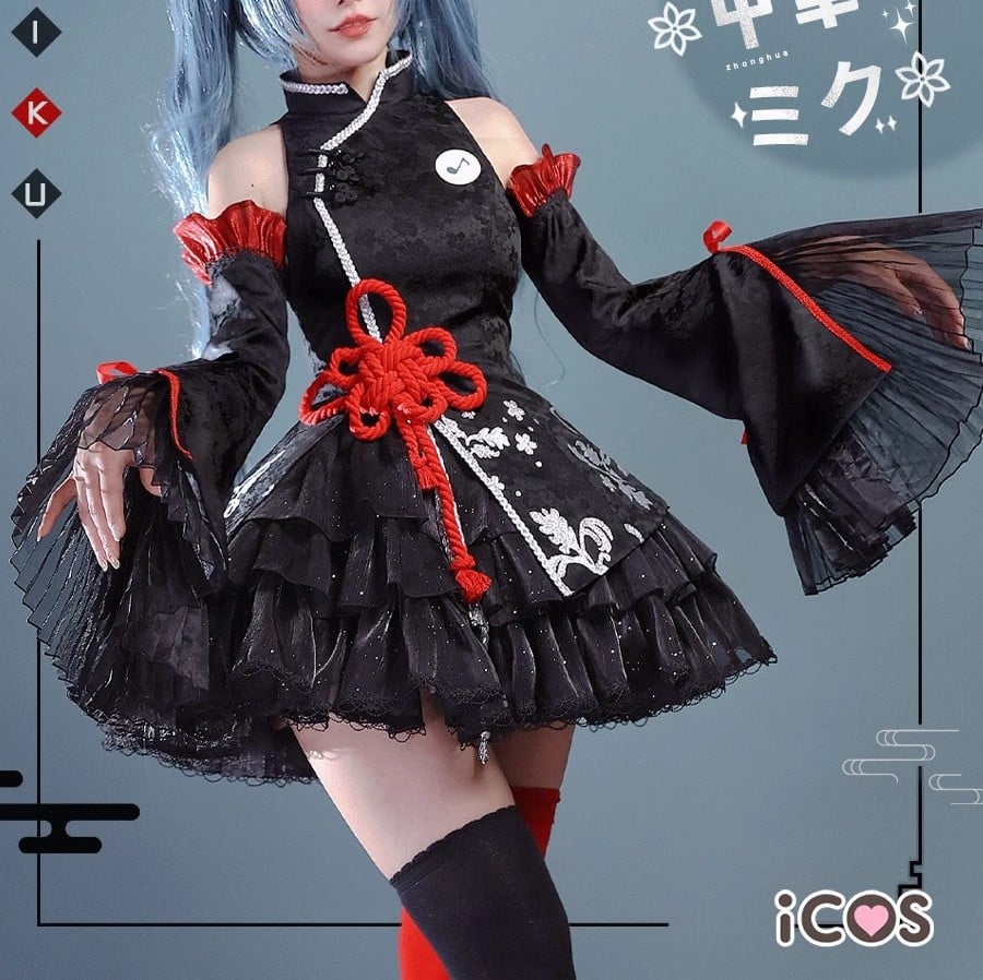 VOCALOID 初音ミク チャイナドレス 中華風 コスプレ 衣装 iCOS | Stella