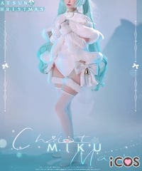 VOCALOID 初音ミク クリスマス ホワイトツリー コスプレ 衣装 iCOS