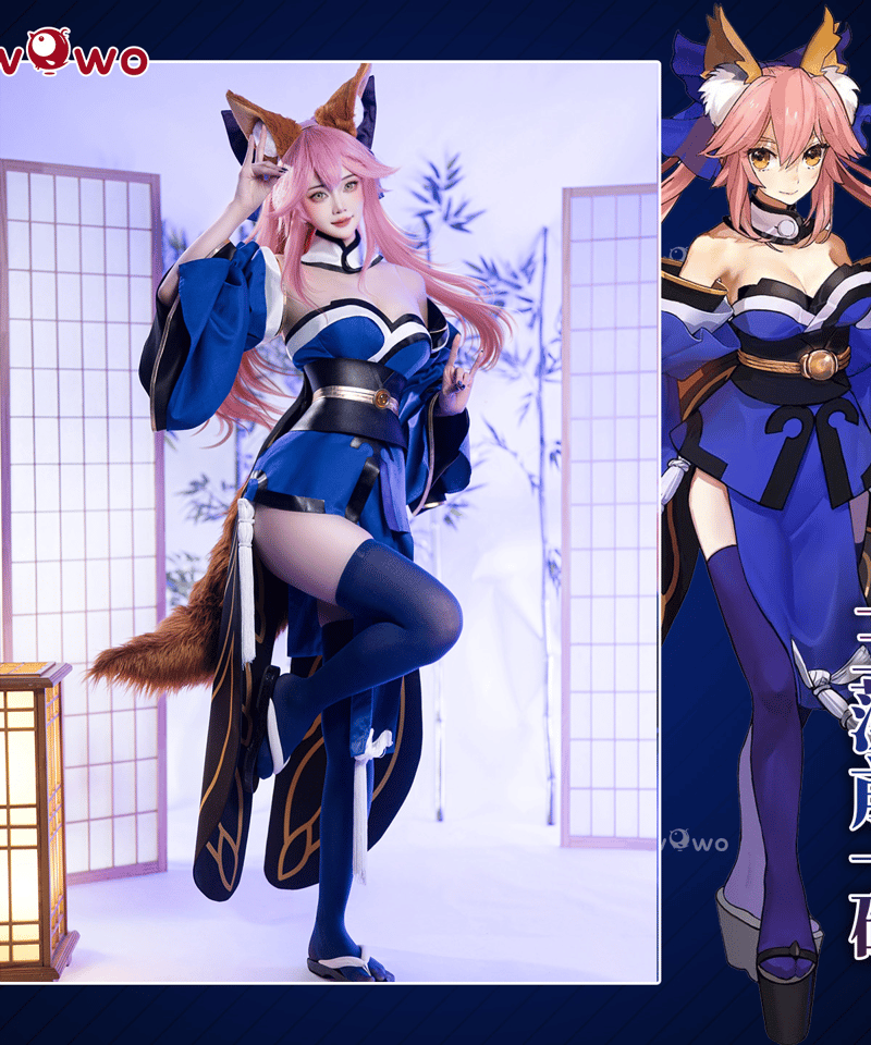fgo タマモ　玉藻の前　コスプレ　ワダアルコ展　フルセット FGO 玉藻の前 Fate/Grand Order コスプレ 衣装 UWOWO | Stell