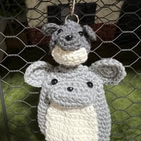 【小】チンチラのリール付きキーカバー🐭✨