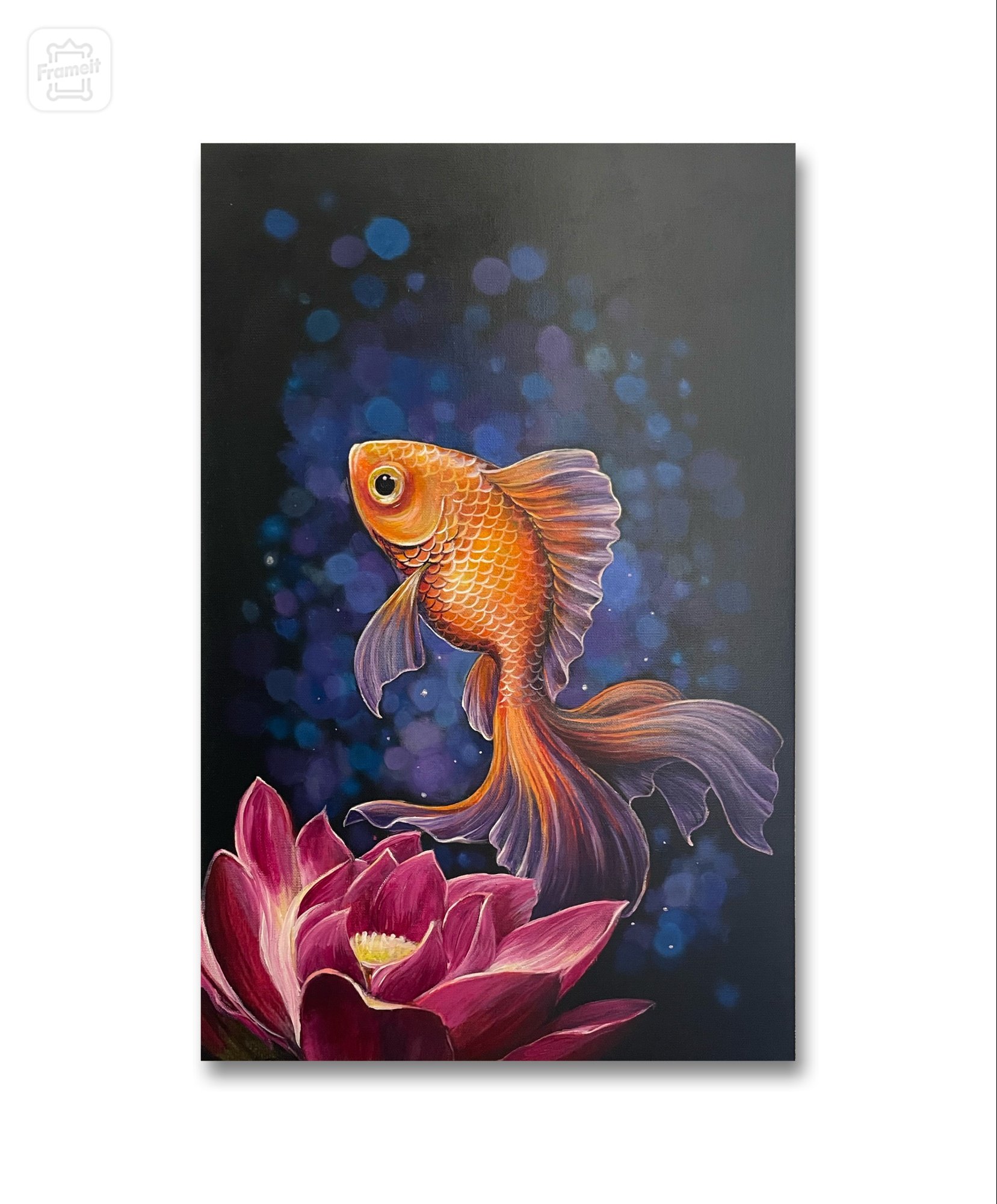 絵画：ANNA．Ｋ　海月と金魚 original