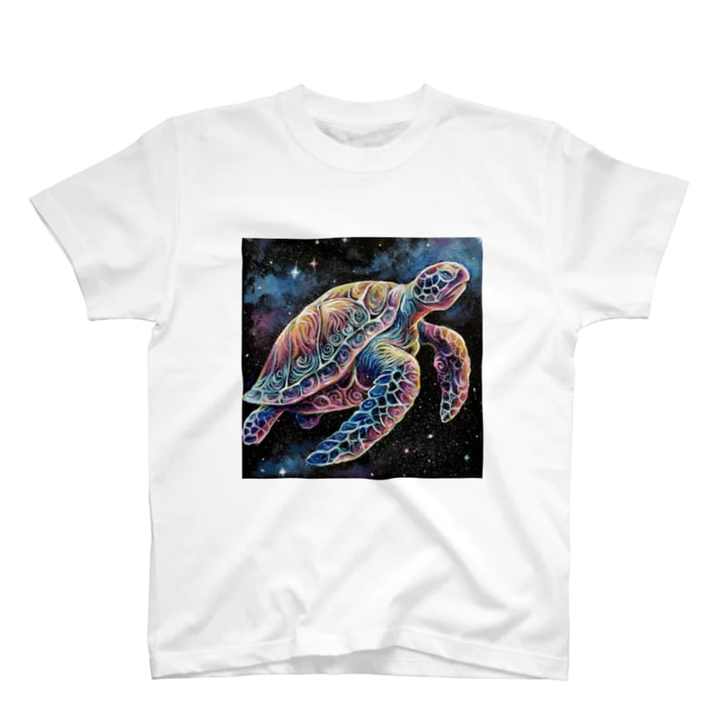 グラフィックTシャツ【宇宙海亀】 | Oharu art store