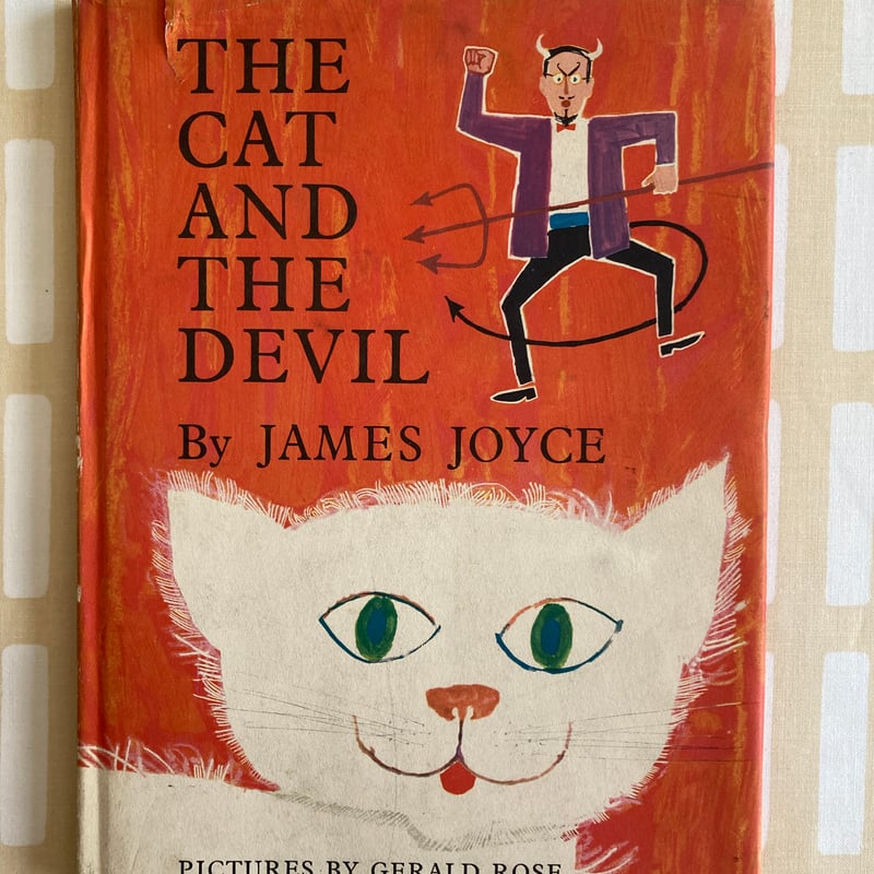大鎌猫の仔　英語版2枚セット △猫△『猫と悪魔』英語版 ジェイムズ・ジョイス ジェラルド・ローズ