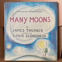 ジェイムズ・サーバー「MANY MOONS」（たくさんのお月さま）ルイス・スロボドキン　英語絵本　ビンテージ絵本