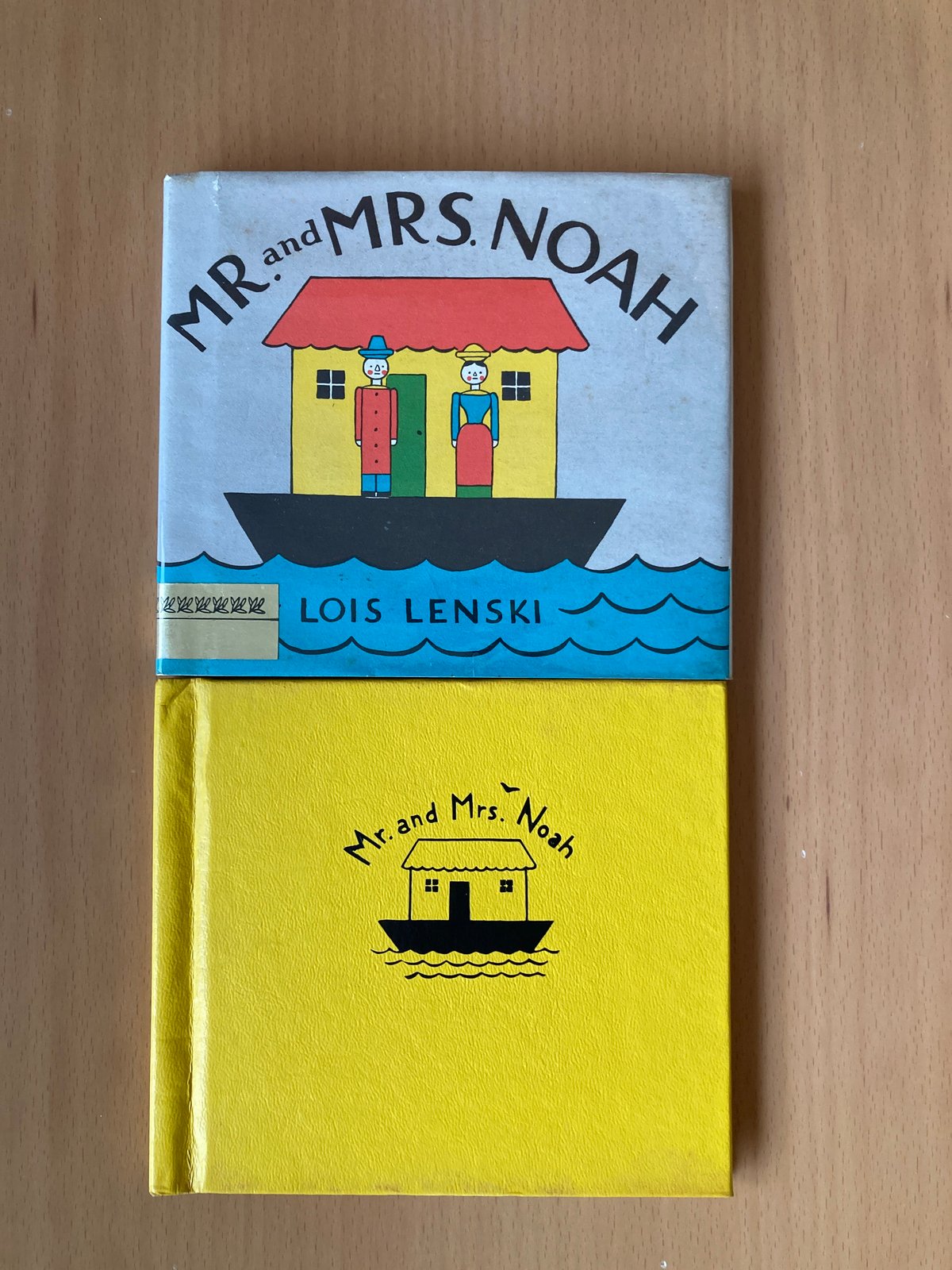 ロイス・レンスキー「MR. and MRS. NOAH」ノアの箱舟 聖書 ビンテージ ロイス・レンスキー「MR. and MRS. NOAH」ノアの箱舟 聖書 ビンテージ