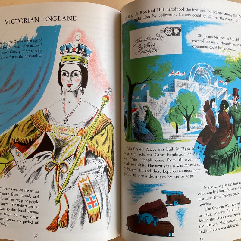 英国歴史絵本「A PICTURE HISTORY OF BRITAIN」 イギリス王室