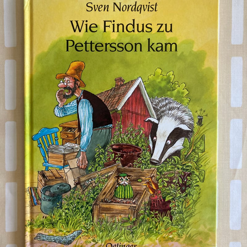 △猫△フィンダス「Wie Findus zu Pettersson Kam」ドイツ語版 | 書古四角