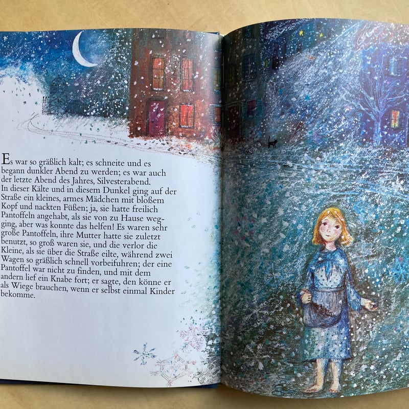 バーナデット・ワッツ「マッチ売りの少女」 ドイツ語 | 書古四角