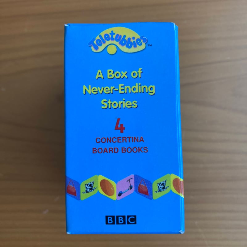 テレタビーズ ボードブック「Teletubbies A box of never-ending