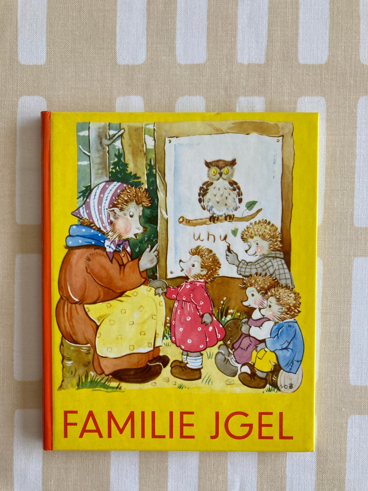 ハリネズミ一家『Familie Igel.』はりねずみ ドイツ語 | 書古四角