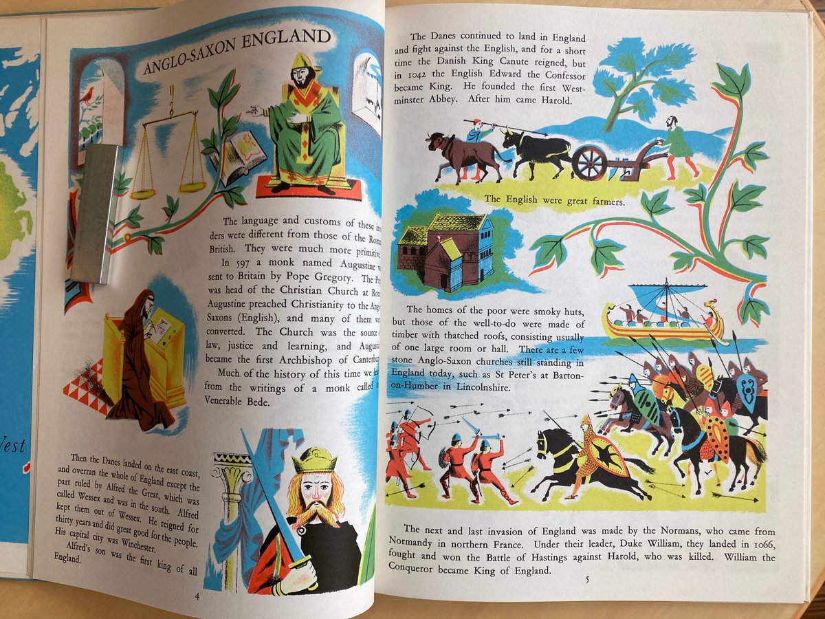 英国歴史絵本「A PICTURE HISTORY OF BRITAIN」 イギリス王室 イング