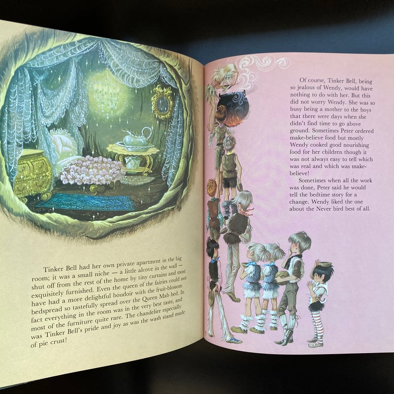 ジョンストン「PETER PAN AND WENDY」 ピーターパン ビンテージ絵本