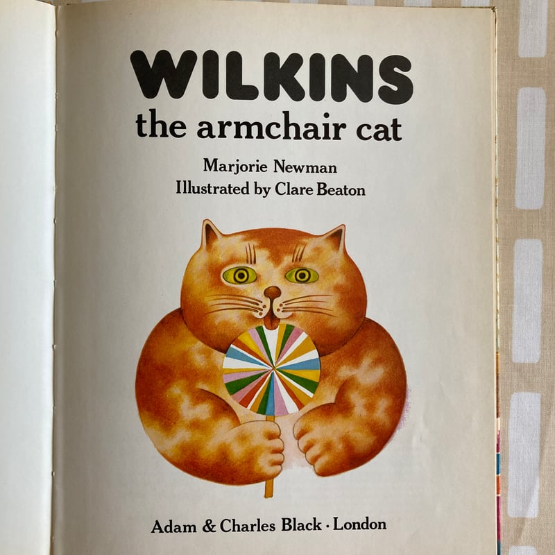 【希少】サンアロー マイケル レトロ ビンテージ ネコ 茶トラ △猫△ 「WILKINS THE ARMCHAIR CAT」 茶トラ GINGER CAT