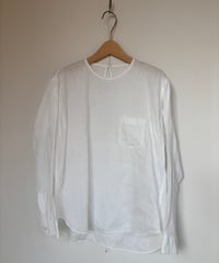 ゴーシュ｜60/1ヘンプ ロングスリーブプルオーバーブラウス