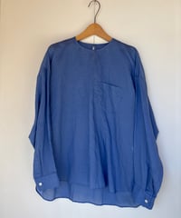 ゴーシュ｜ラミーコットンローン　クルーネックプルオーバーシャツ