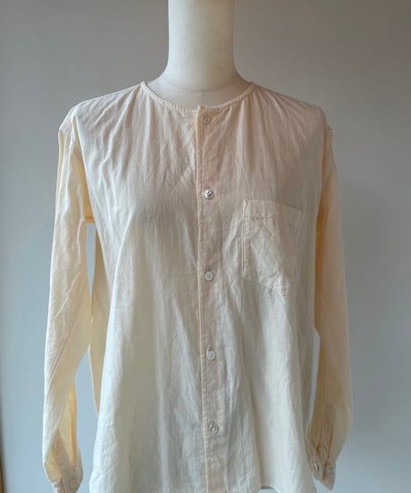 ゴーシュ【定価2.8万】コットンリネンポプリンチュニックシャツ ゴーシュ【定価2.8万】コットンリネンポプリンチュニックシャツ