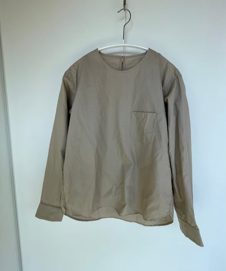 ゴーシュ｜ブロードシャツ クルーネックプルオーバー