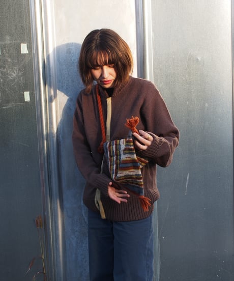 rag square bag from Italy