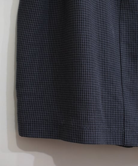 blue benetton houndstooth  skirt