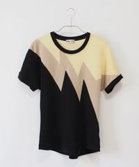 P4 zig zag short sleeve knit