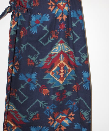 Vintage wrap etnic skirt