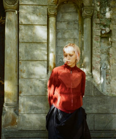 red shapes jacket