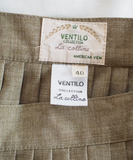 [France] pleats skirt
