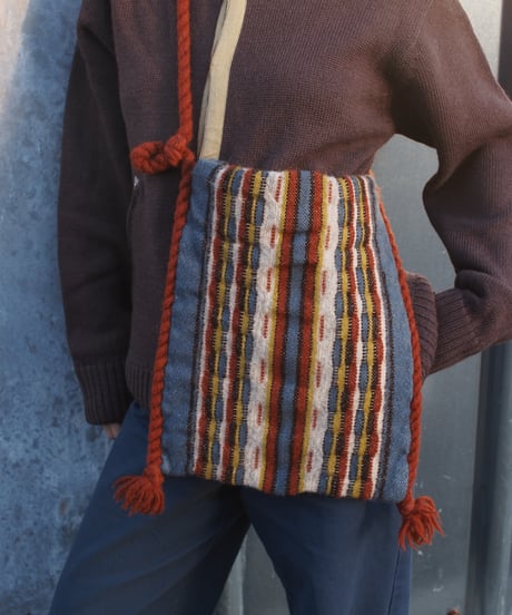 rag square bag from Italy