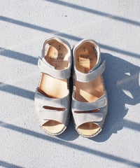 aqua blue's leather sandals from  germany